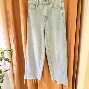 PacSun Denim Crop Wide Leg Jeans Vintage-Inspired High-Waisted